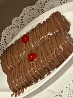 صورة لوصفة سويس روول بسكوت بالشيكولاته