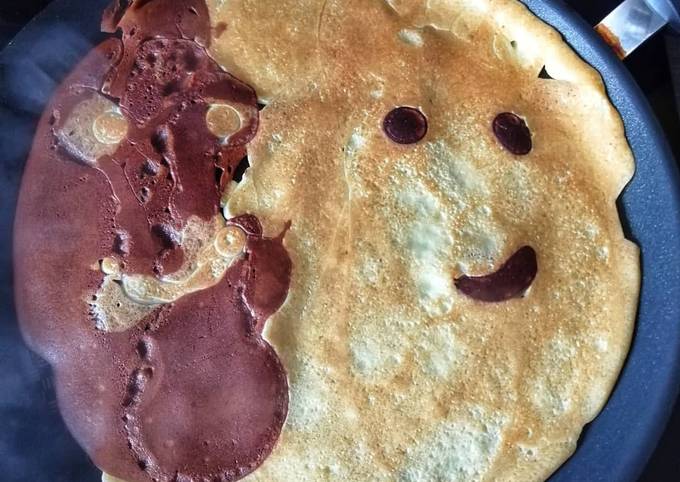 Crêpes vanille-chocolat