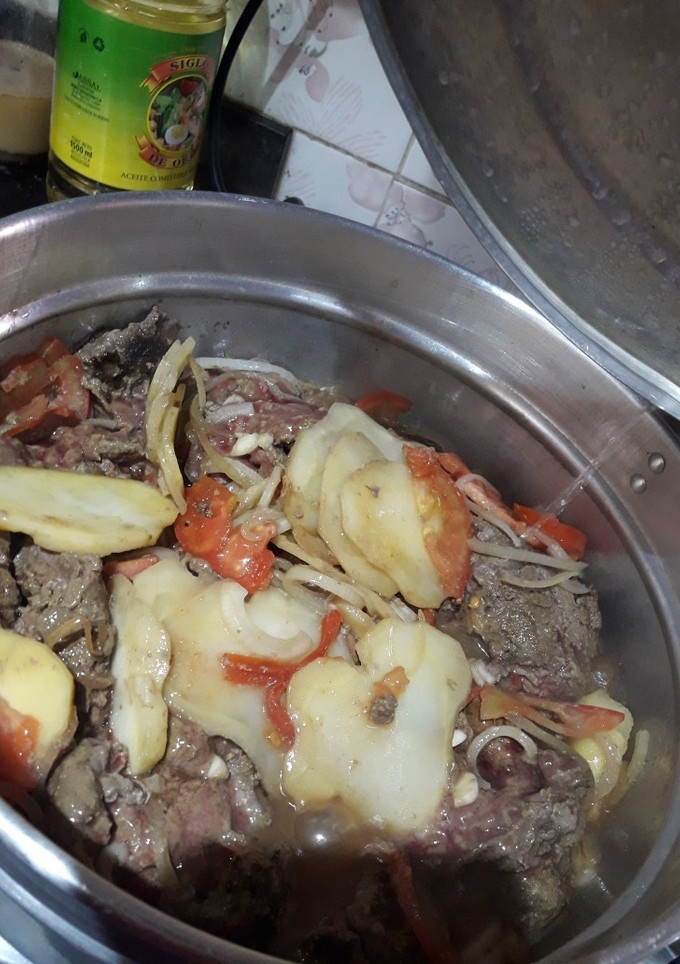 Una foto de Bife de hígado