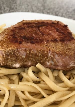 Una foto de Pasta con atún