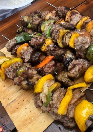 Hình của món BBQ - bò lúc lắc.