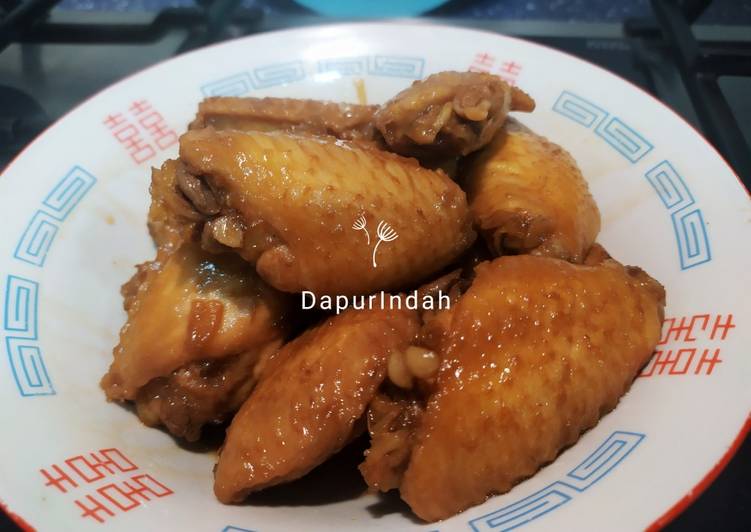 Resep Chicken wings Hong Kong style yang Enak Banget