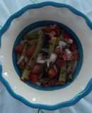 Nopales asados enchilados de mi mamá