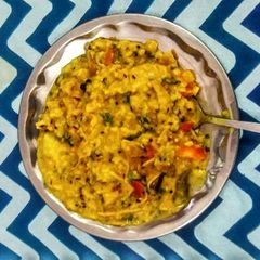 Dal Khichadi with Leftover A picture of Dal Khichadi with Leftover.
