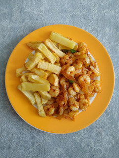 عکسی از دستور دوپیازه میگو