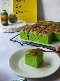 Foto resep 180. Bolu Pandan Panggang