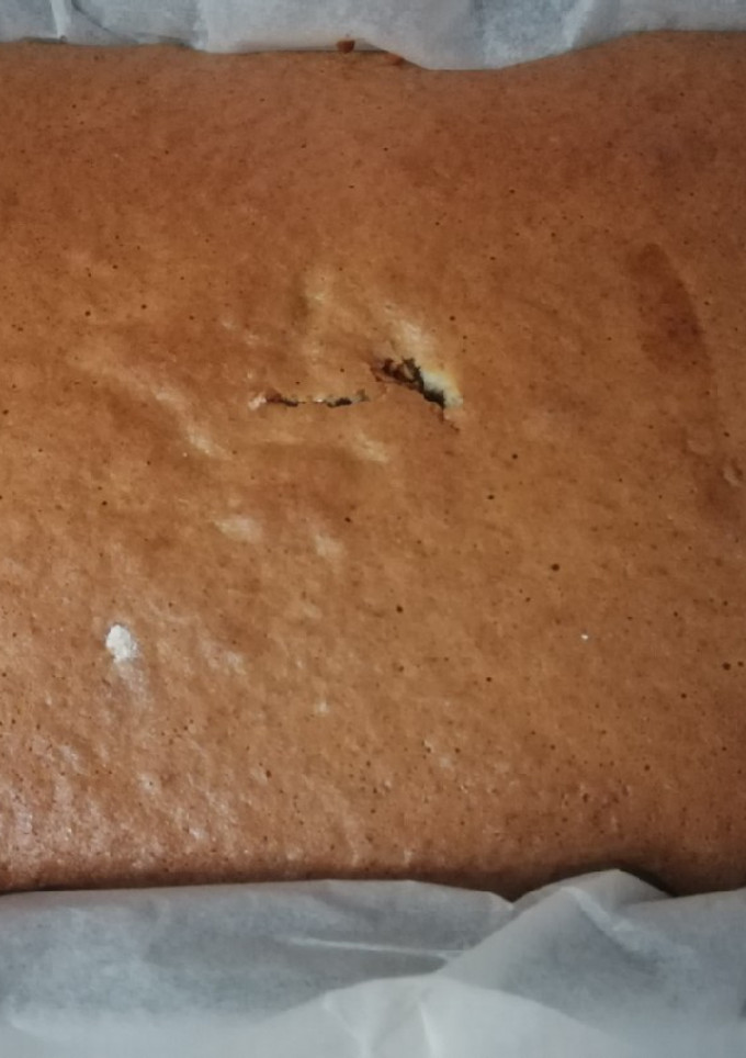 Una foto de Bizcocho de nata (de avena) sin lácteos