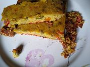 Una foto de zucchini y berenjena