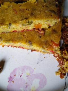 Una foto de Soufflé de Berenjenas, Zucchini, Cebolla y Zapallito