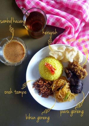 Foto resep Nasi Uduk Kuning (rice cooker)