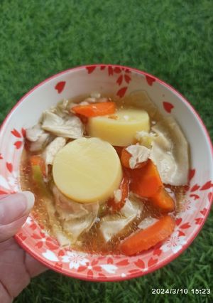 Foto resep 49. Sup ayam kembang tahu