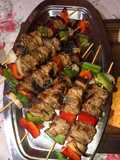 Brochette de carne!!