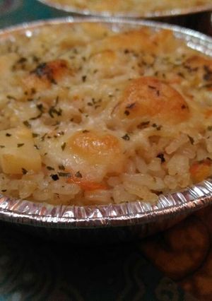 Foto resep Baked rice # nasiBakar sayur keju