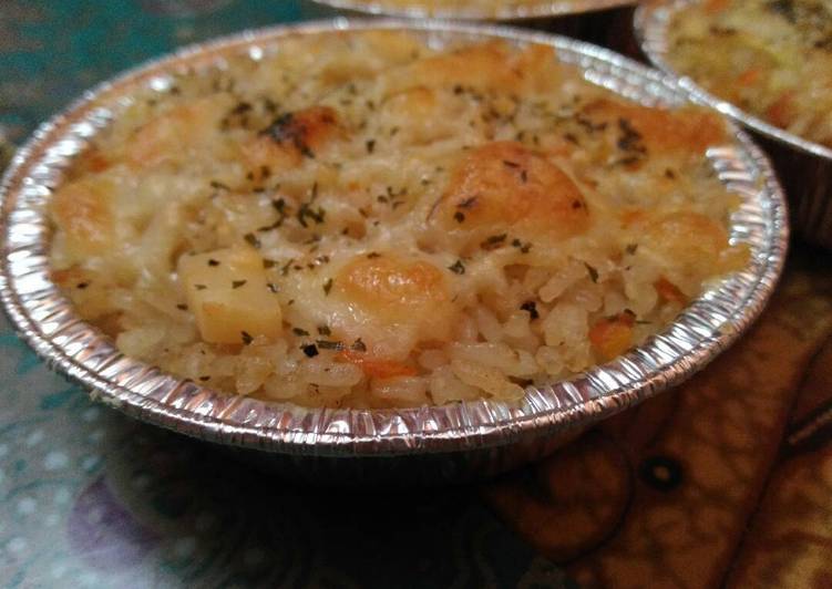 Baked rice # nasiBakar sayur keju