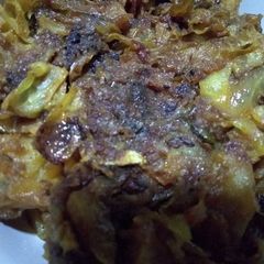 A picture of Cabbage stir fry.