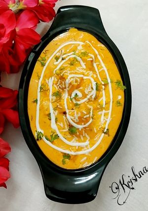 A picture of Shahi paneer.