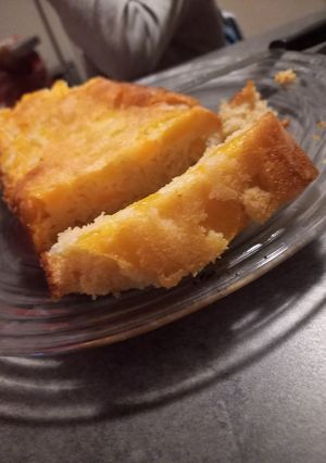 Une photo de Gateau nature à la pêche 🤤🤤🤤🤤🍑🍰🎂