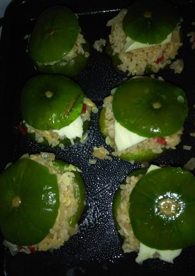 Una foto de Zapallitos rellenos para vegetarianos