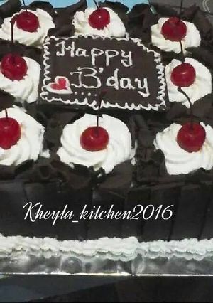 Foto resep Black forest Lembut Nyoklat (kue ulang tahun)