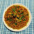 Κοτόπουλο κατσαρόλας με μακαρόνια fusilli, σάλτσα και λαχανικά