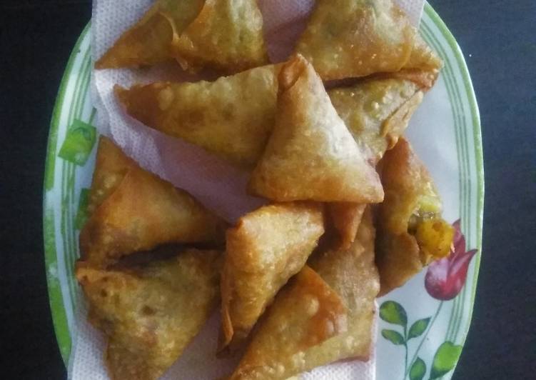 Simple Way to Prepare Any-night-of-the-week Veg Samosas