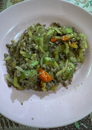Foto resep Tumis terong daging cincang