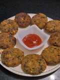 Veg cutlets with methi and palak