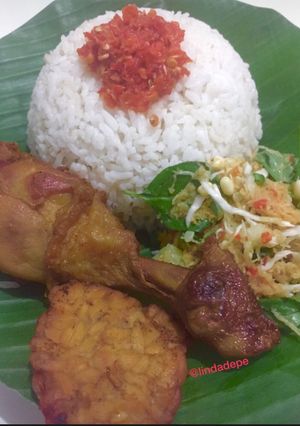 Foto resep Nasi lalap Trancam