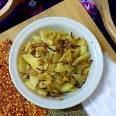 A picture of Instant Aalu ki bhujiya #Cookpadapp #Sehri_Contest.