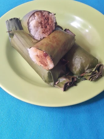 Langkah Mudah untuk Menyiapkan Resep Nasi Uduk Bakar isi Ayam Suwir Semur Kering yang Lezat Anti Ribet, Sempurna