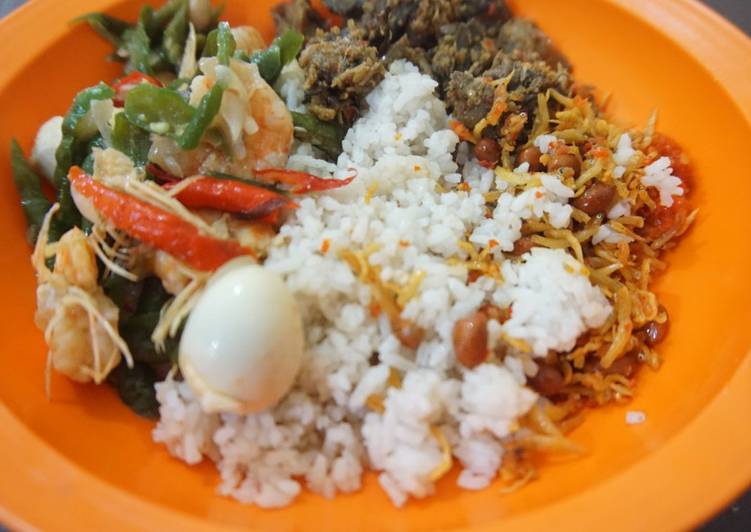 Panduan Menyiapkan Nasi Lemak (gurih) rice cooker Menggugah Selera