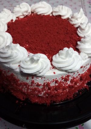 Una foto de Red velvet cake