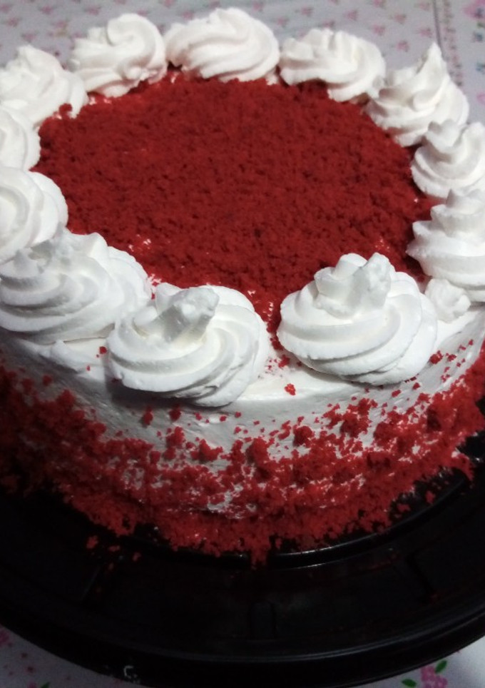 Una foto de Red velvet cake