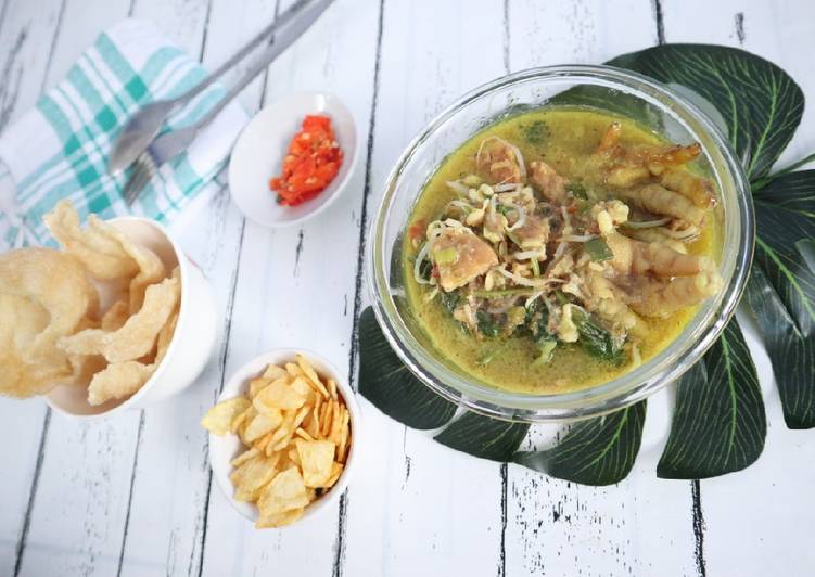 Proses Menyiapkan Rujak soto yang mudah