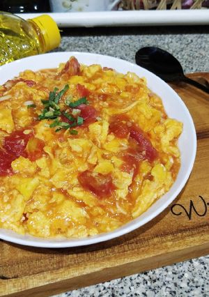 Foto resep Tumis Telur ala China 西红柿炒蛋