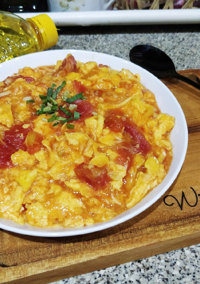 Foto resep Tumis Telur ala China 西红柿炒蛋