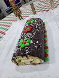 Tronco de Navidad, clásico y muy fácil