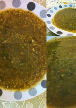 Una foto de Sopa de verduras y Cous-cous