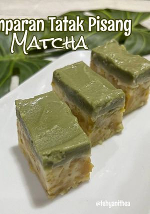 Foto resep Amparan Tatak Pisang Matcha
