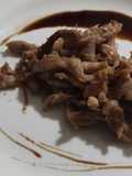 Fajitas de cerdo con cebolla
