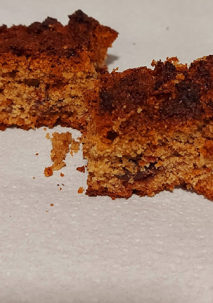 Una foto de Bizcocho de avena y plátano sin huevo ni azúcar