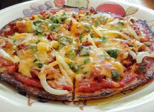 Una foto de Pizza de Coliflor (Low Carb)