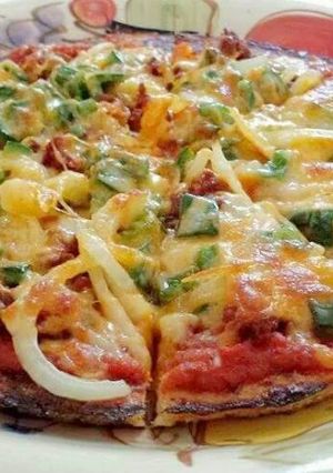 Una foto de Pizza de Coliflor (Low Carb)