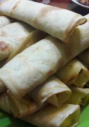 Una foto de Panqueques rellenos