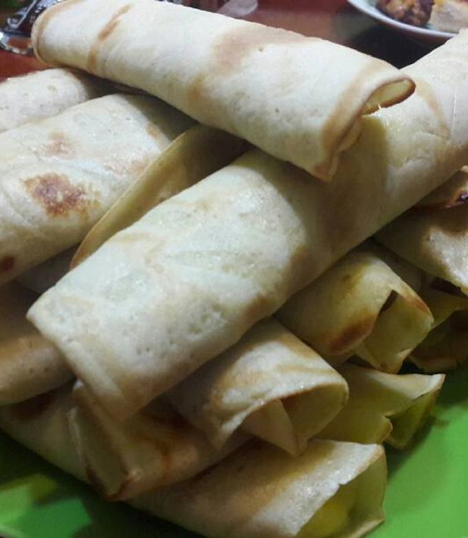 Una foto de Panqueques rellenos