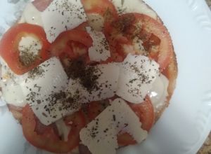 Foto de Uma pizza natural