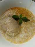 Arroz reventado con pollo, (Guacho)
