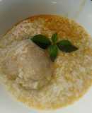 Arroz reventado con pollo, (Guacho)
