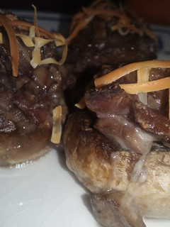 Una foto de Champiñones rellenos