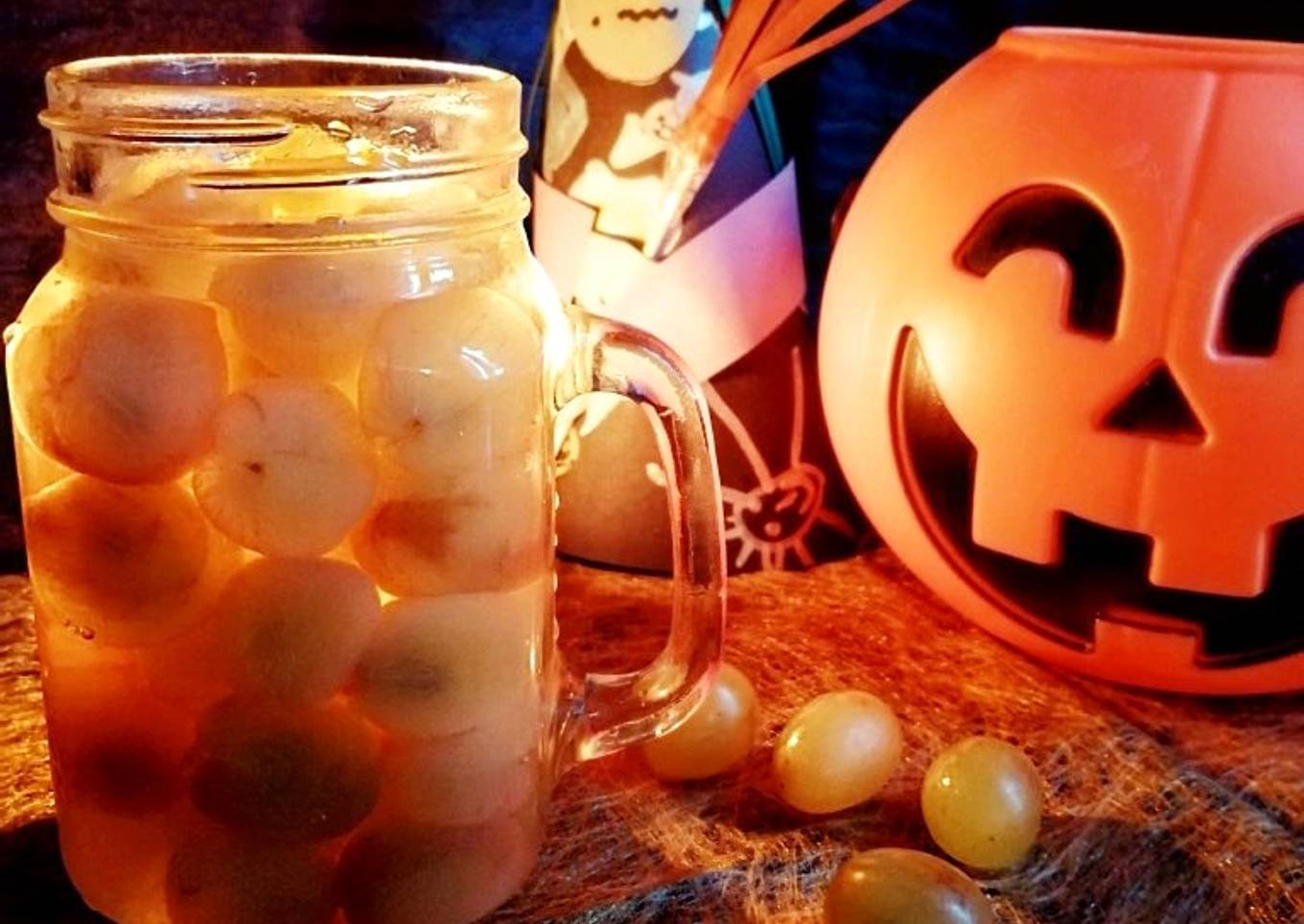 Halloween le bocal d'yeux